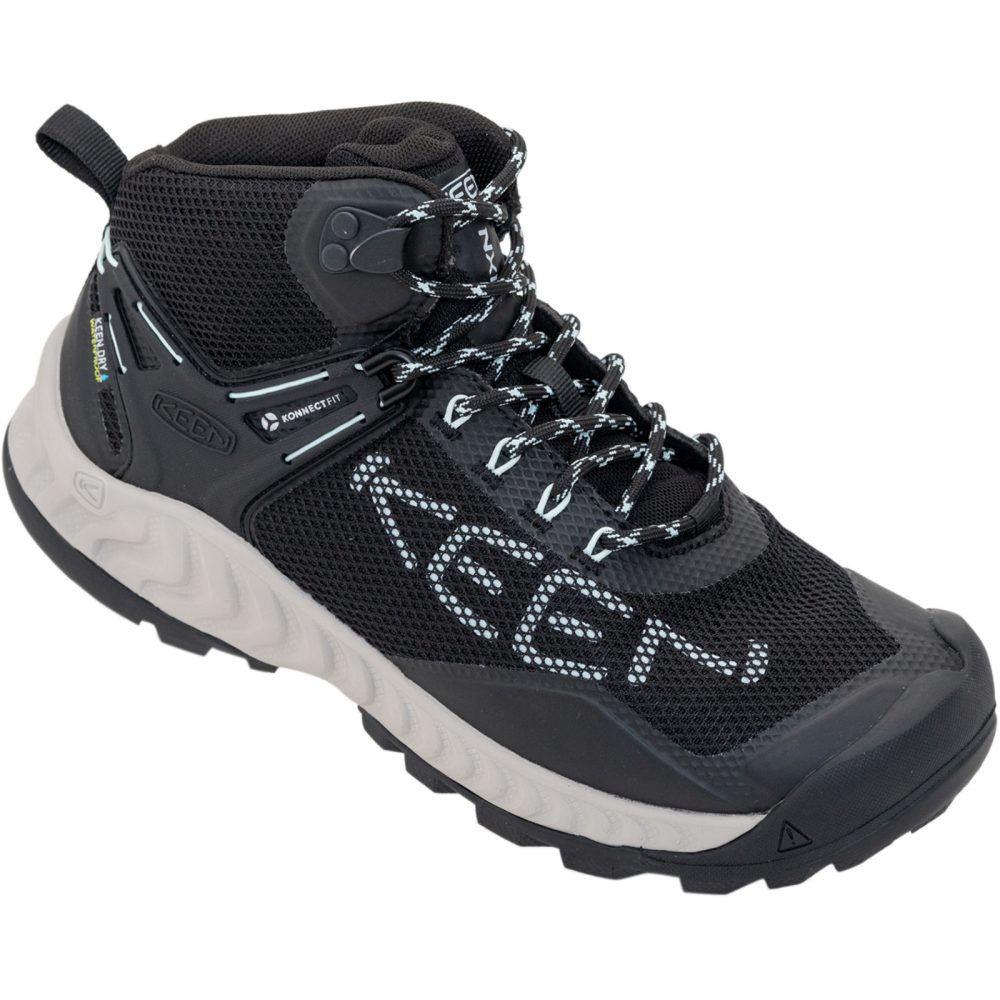 KEEN W Nxis Evo Mid WP Wander-/Trekkingschuhe halbhoch Damen, schwarz, Grösse: 35.5