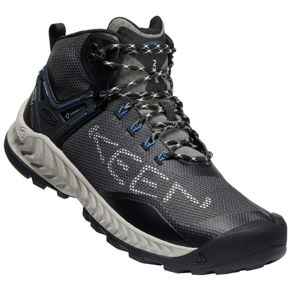 KEEN M Nxis Evo Mid WP Wander-/Trekkingschuhe halbhoch Herren, grau, Grösse: 39.5