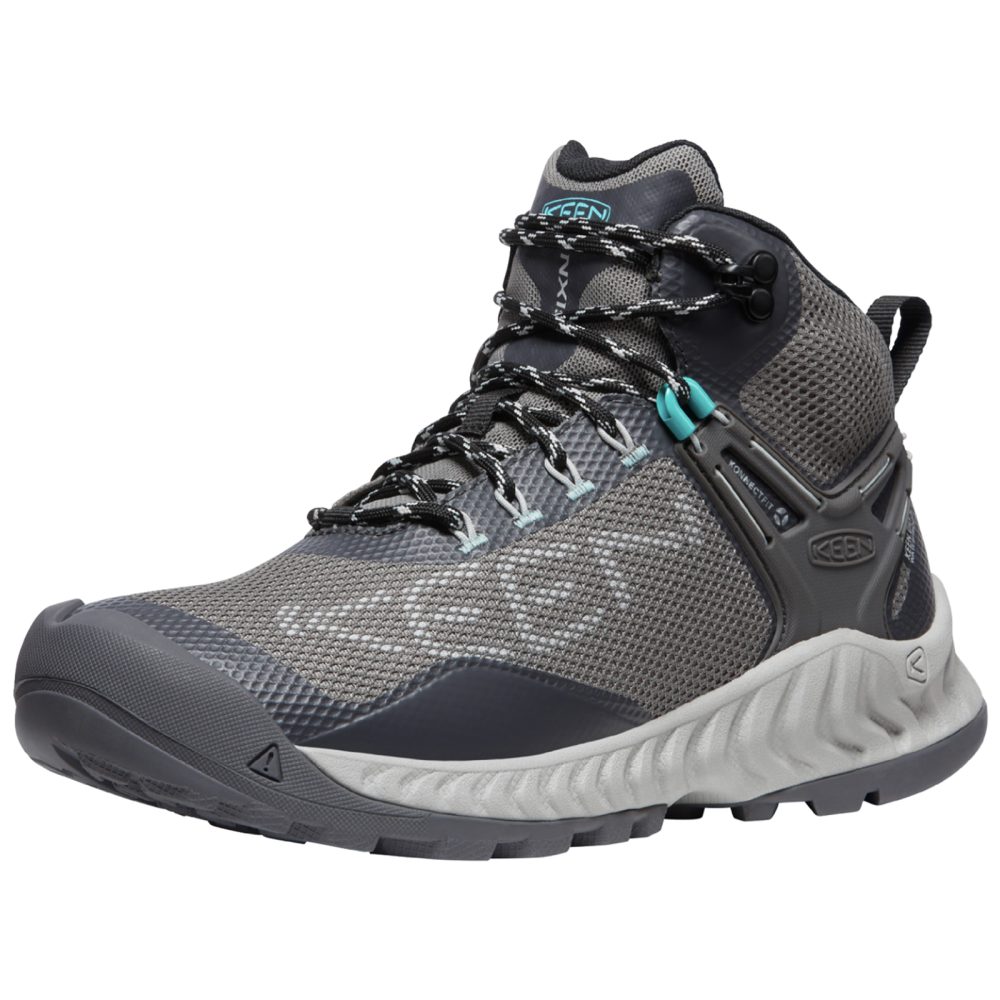 KEEN W Nxis Evo Mid WP Wander-/Trekkingschuhe halbhoch Damen, grau, Grösse: 35