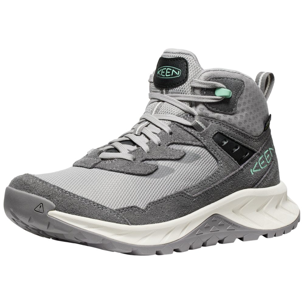 KEEN W Hightrail Mid WP Wander-/Trekkingschuhe halbhoch Damen, grau, Grösse: 35.5