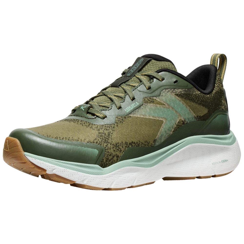 KEEN W Leiki WP Wander-/Trekkingschuhe tief Damen, grün, Grösse: 35