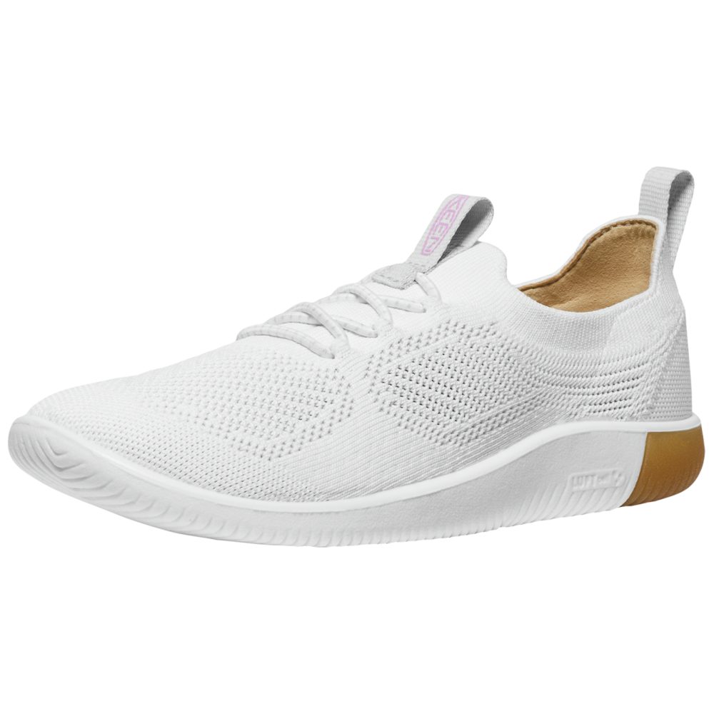 KEEN W KNX Knit Lace Freizeitschuhe Damen, weiss, Grösse: 40