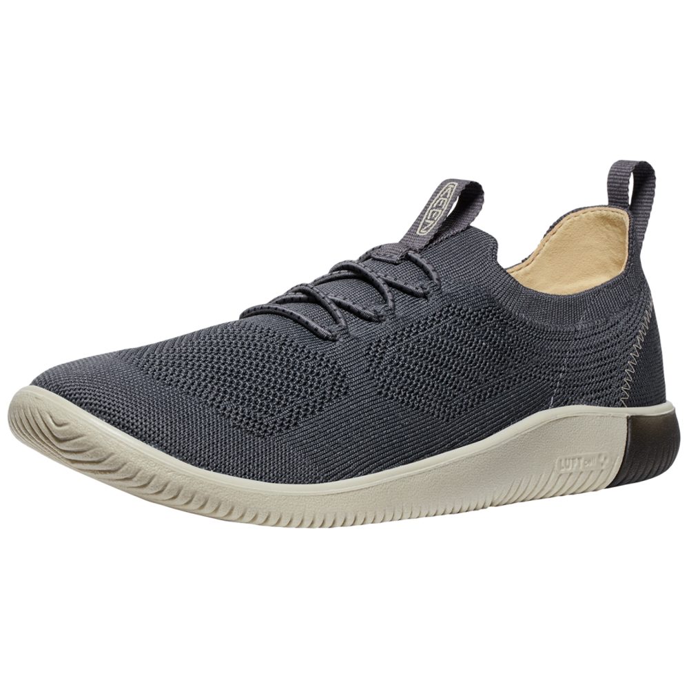 KEEN M KNX Knit Lace Freizeitschuhe Herren, grau, Grösse: 41