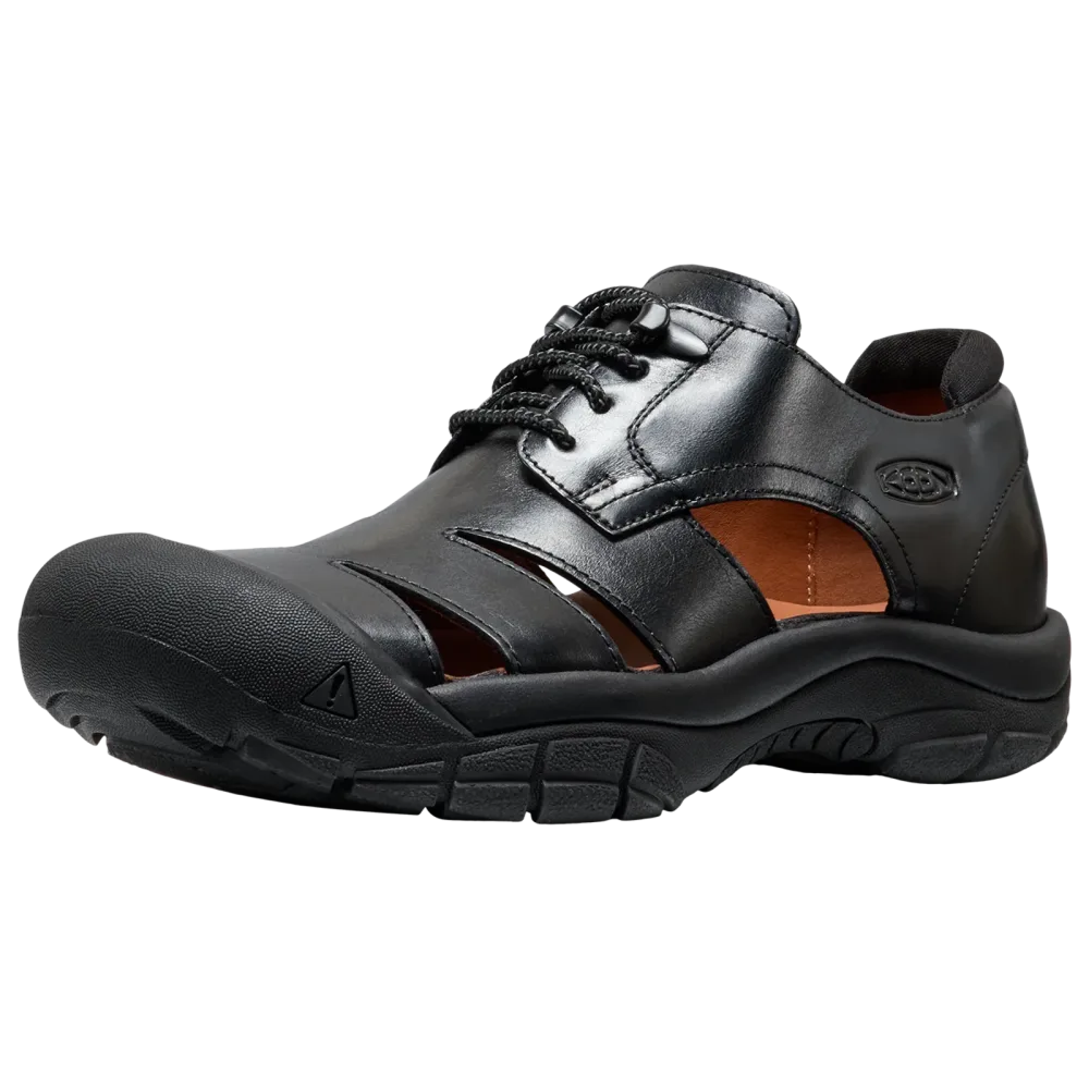 KEEN W Newport Oxford Freizeitsandalen Damen, schwarz, Grösse: 35