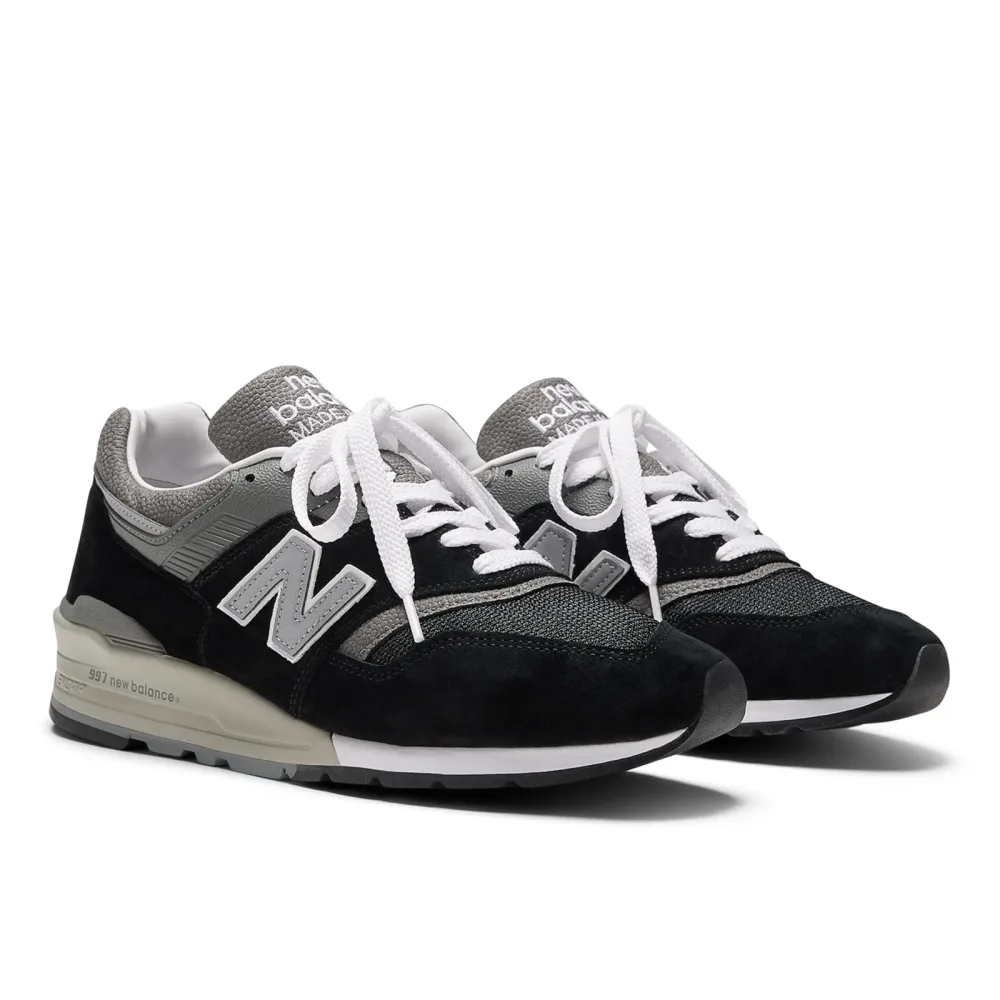 New Balance M 997 Made in USA Freizeitschuhe / Sneaker unisex, schwarz, Grösse: 42.5