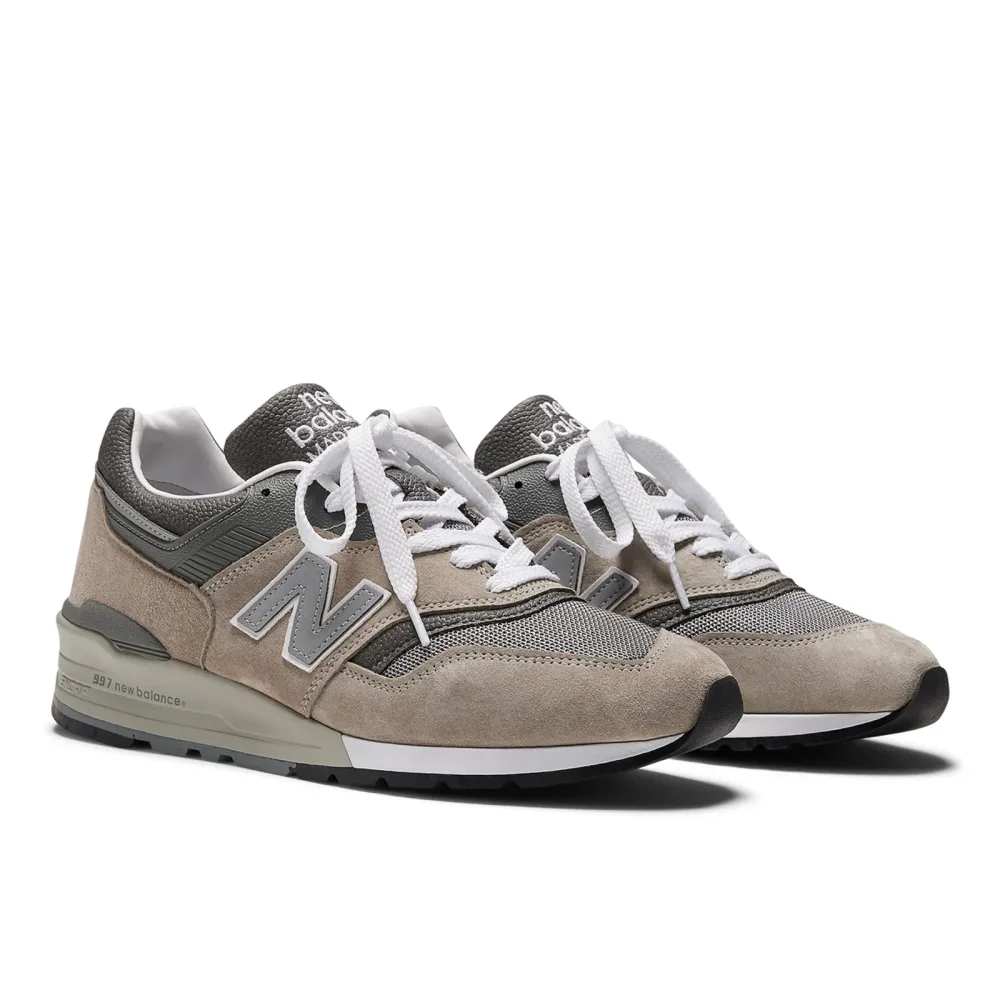 New Balance M 997 Made in USA Freizeitschuhe / Sneaker Herren, grau, Grösse: 42.5