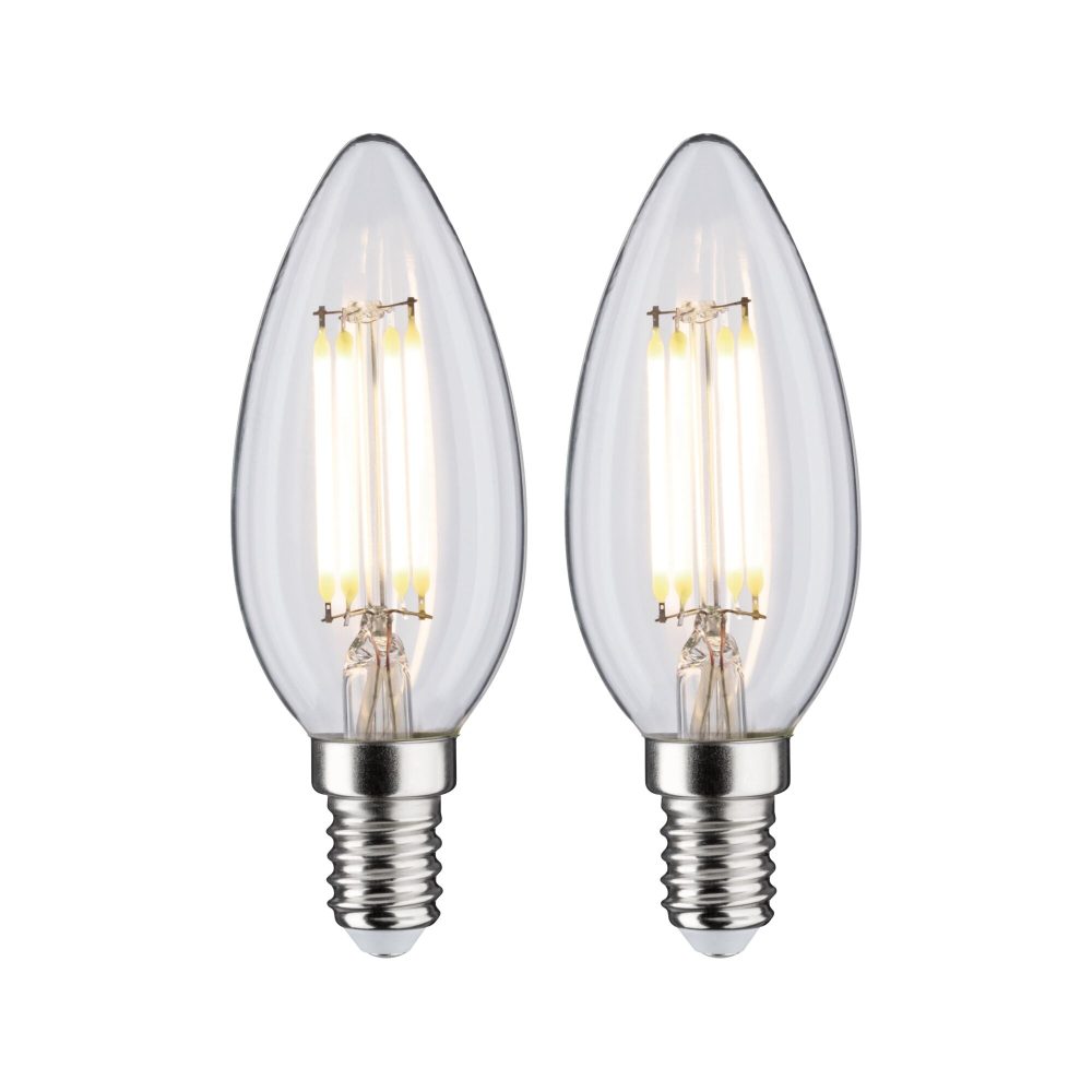Paulmann 70453 LED EEK F (A - G) E14 Kerzenform 4.8 W Neutralweiß (Ø x H) 35 mm x 98 mm 2 St.