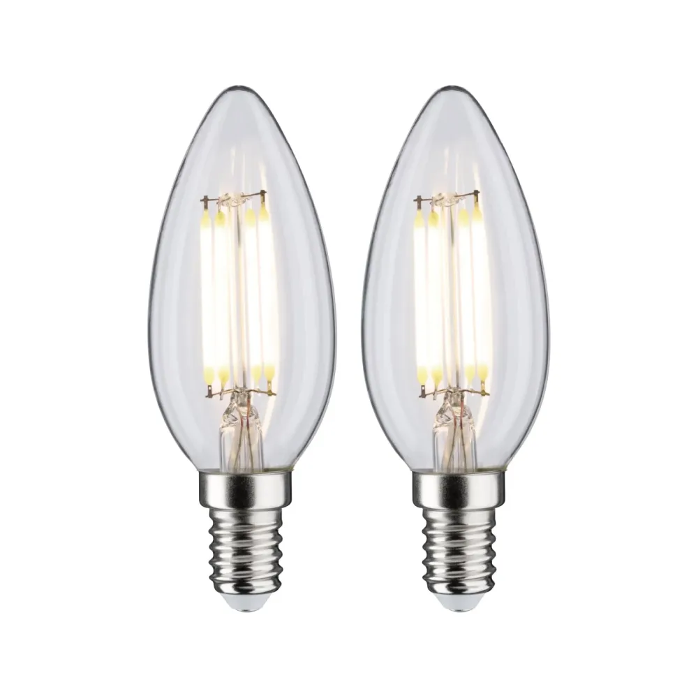 Paulmann 70453 LED EEK F (A - G) E14 Kerzenform 4.8 W Neutralweiß (Ø x H) 35 mm x 98 mm 2 St.