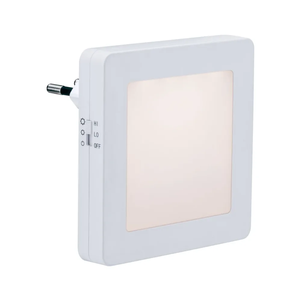 Paulmann Esby 92493 LED-Nachtlicht Quadratisch LED Warmweiß Weiß