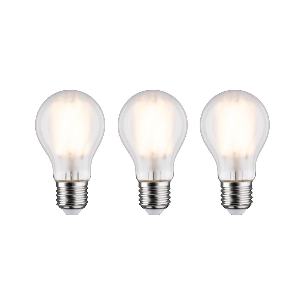Paulmann 29092 LED EEK E (A - G) E27 Glühlampenform 9 W Warmweiß (Ø x H) 60 mm x 106 mm 3 St.