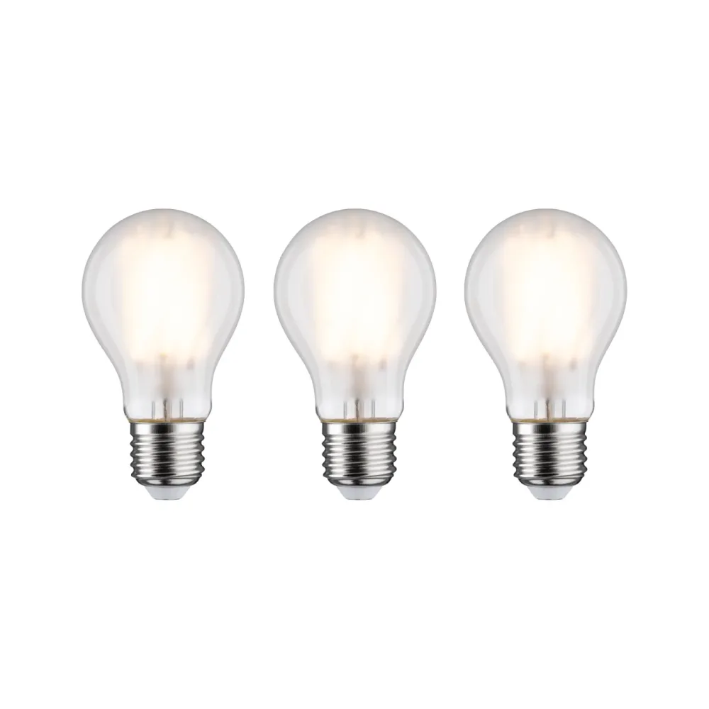 Paulmann 29092 LED EEK E (A - G) E27 Glühlampenform 9 W Warmweiß (Ø x H) 60 mm x 106 mm 3 St.