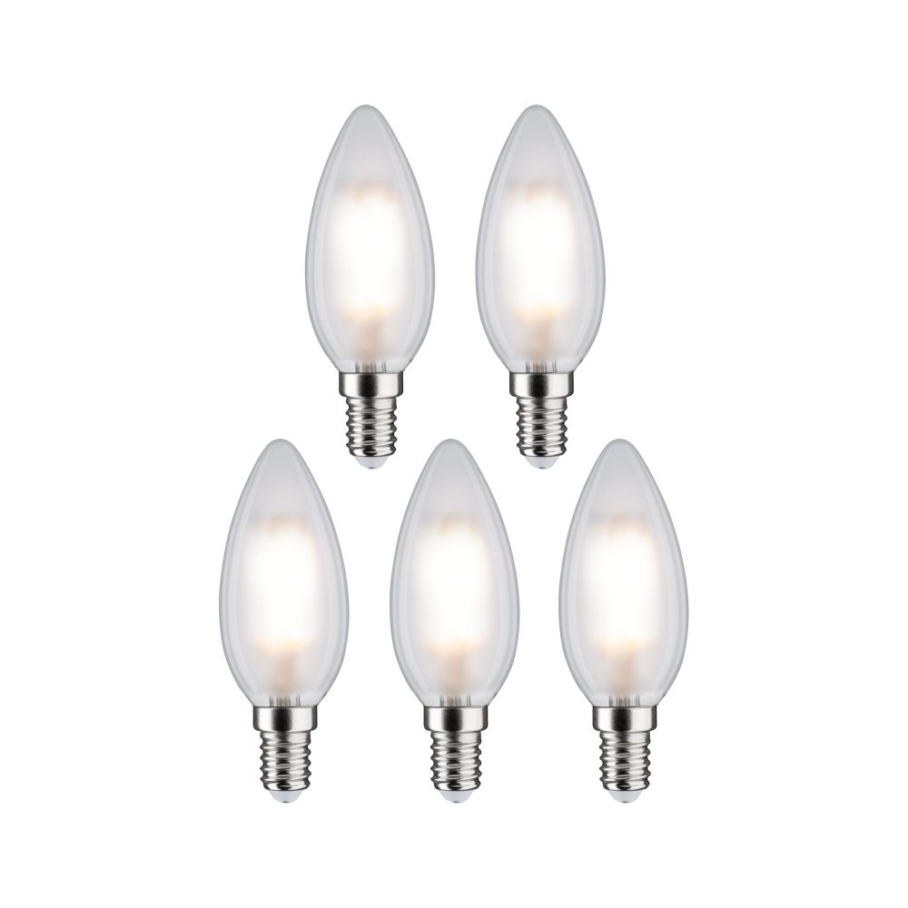 Paulmann 29095 LED EEK F (A - G) E14 Kerzenform 4.8 W Warmweiß (Ø x H) 35 mm x 98 mm Filament 5 St.