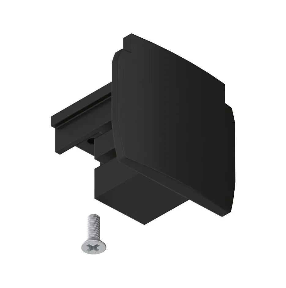 Paulmann 91384 ProRail3 Endcap Hochvolt-Seilsystem-Komponente Endkappe ProRail3 Schwarz