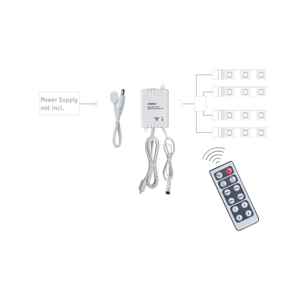 Paulmann 70461 Controller Kunststoff (L x B x H) 6.3 x 3.5 x 2.2 cm Piece 1 St.