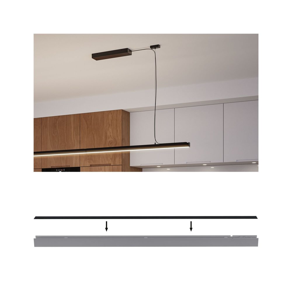 Paulmann Linion 98208 Abdeckung Schwarz (matt)