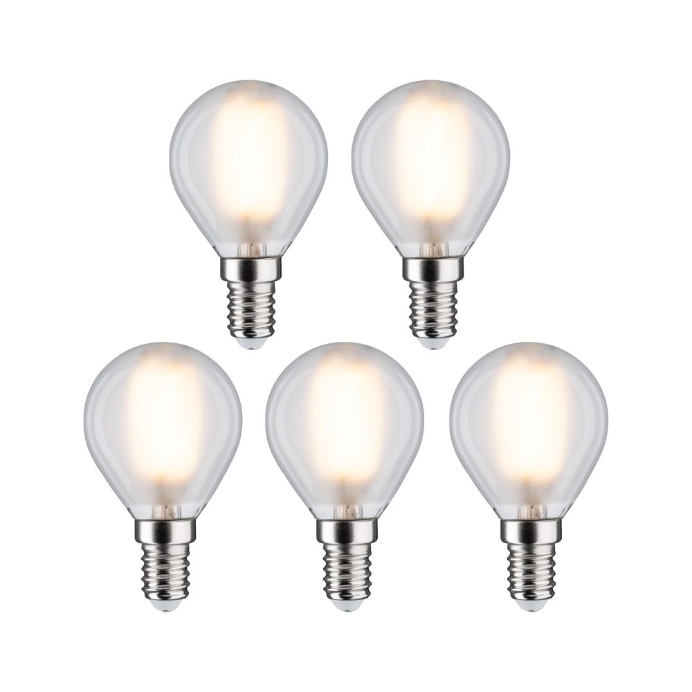 Paulmann 29097 LED EEK F (A - G) E14 Tropfenform 4.8 W Warmweiß (Ø x H) 45 mm x 78 mm 5 St.