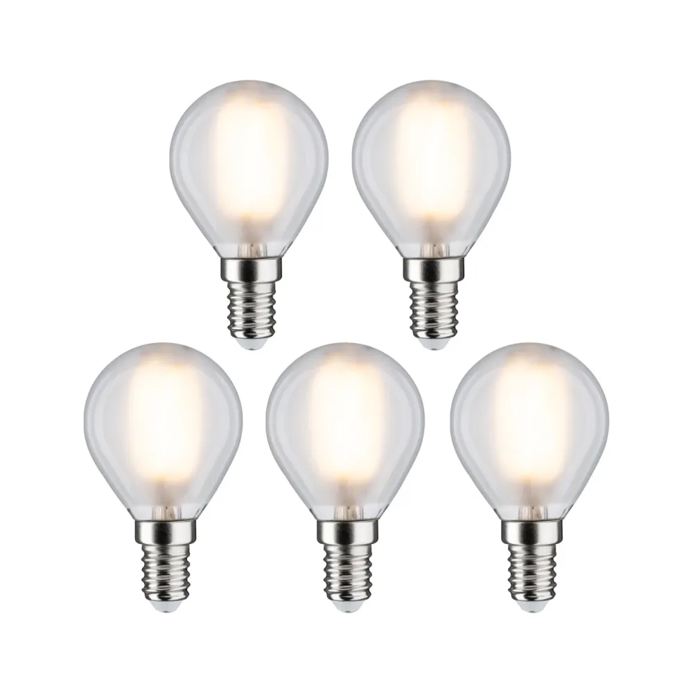 Paulmann 29097 LED EEK F (A - G) E14 Tropfenform 4.8 W Warmweiß (Ø x H) 45 mm x 78 mm 5 St.