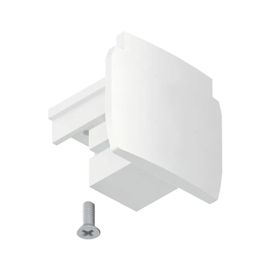 Paulmann 91383 ProRail3 Endcap Hochvolt-Seilsystem-Komponente Endkappe ProRail3 Weiß