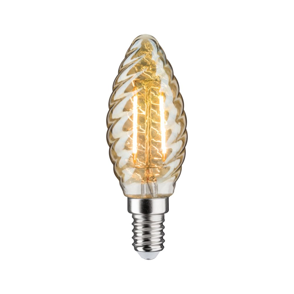 Paulmann 28708 LED EEK F (A - G) E14 Kerzenform 2.6 W = 26 W Gold (Ø x H) 35 mm x 98 mm 1 St.