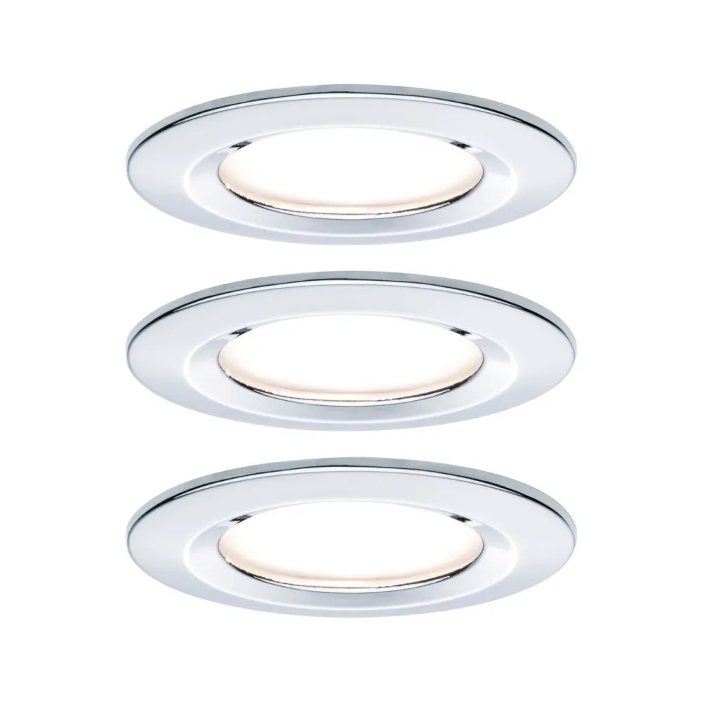 Paulmann LED-Einbauleuchte Nova Coin Dimmbar | 6.5 W | 3 Stück