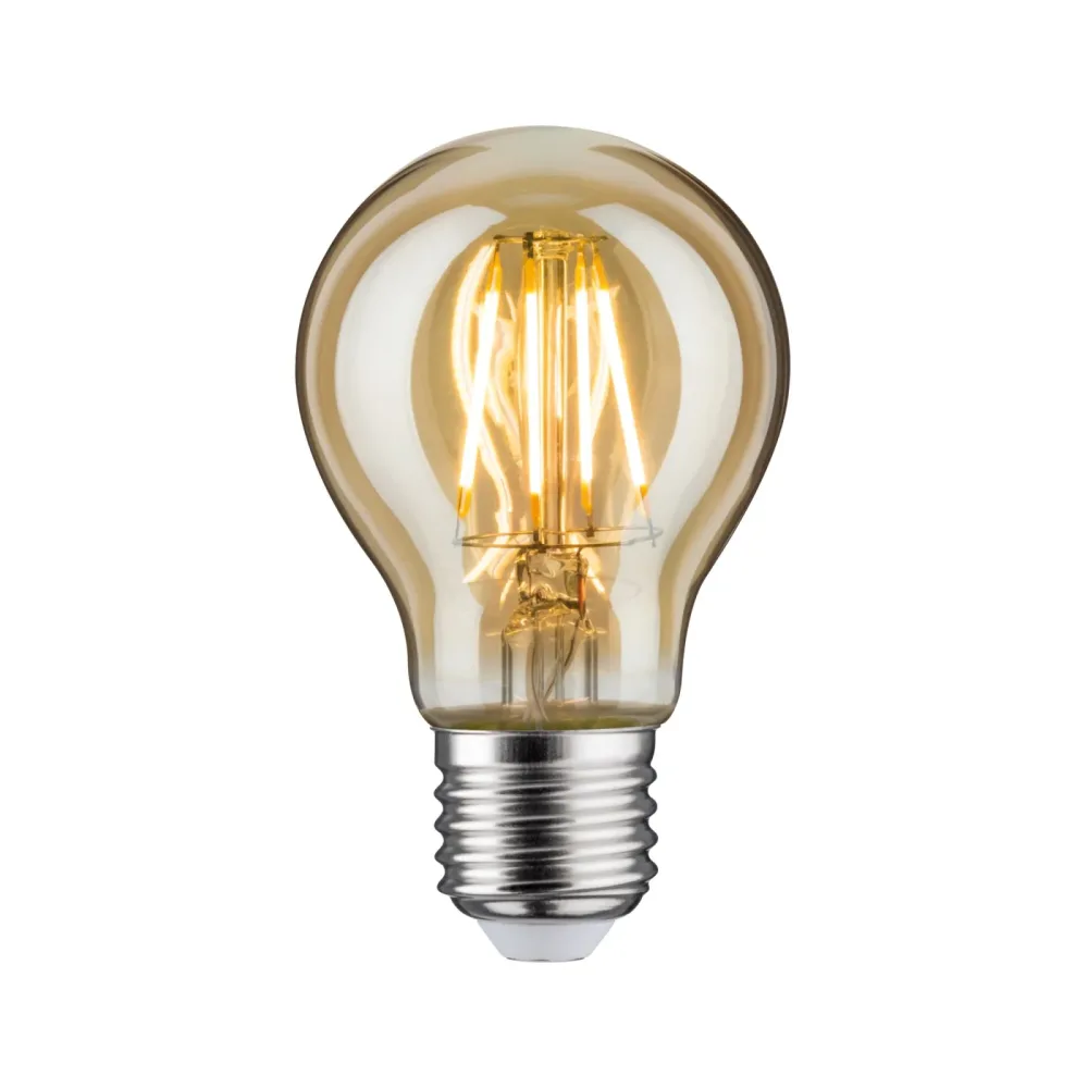 Paulmann 28714 LED EEK F (A - G) E27 Glühlampenform 4.7 W = 42 W Gold (Ø x H) 60 mm x 106 mm 1 St.