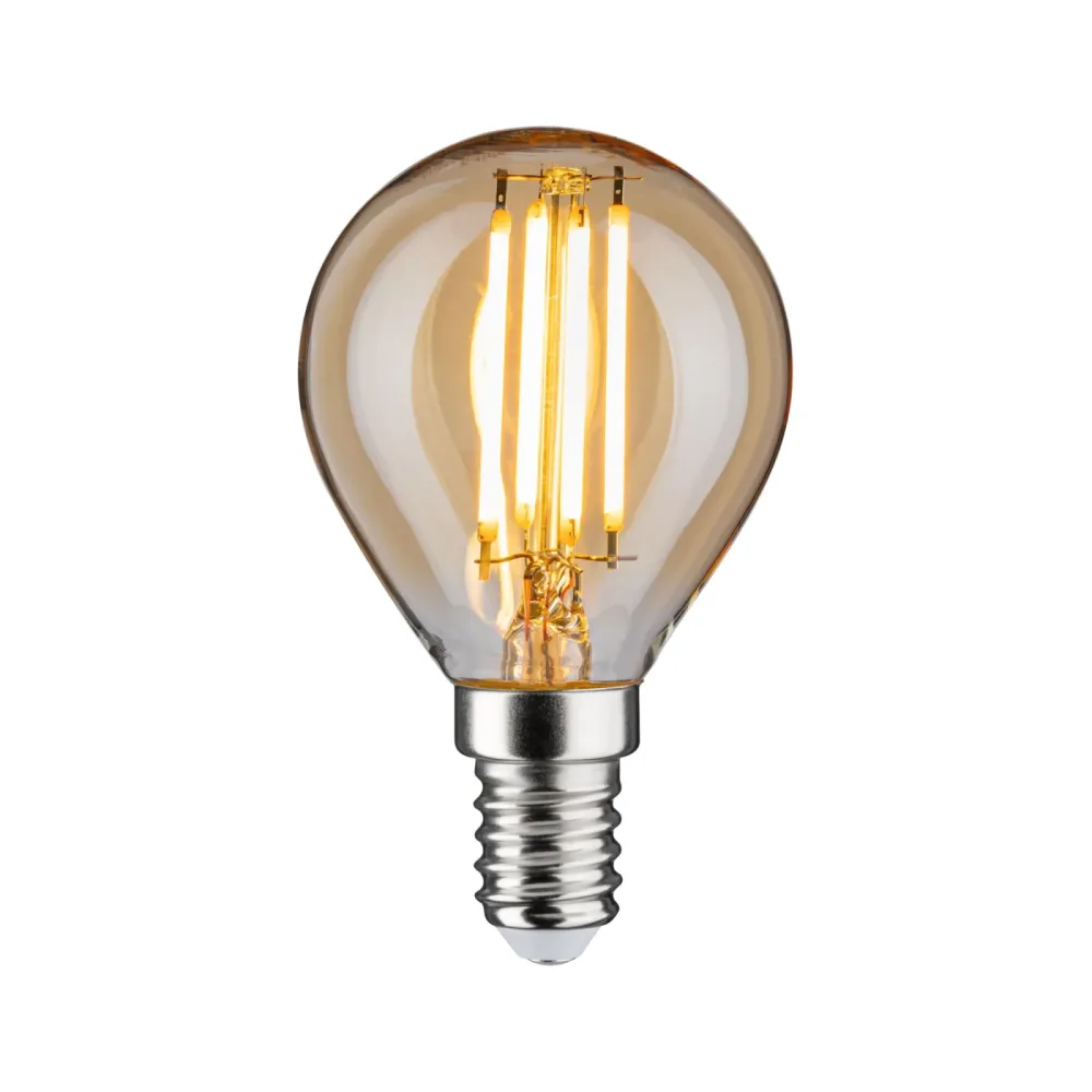 Paulmann 28712 LED EEK F (A - G) E14 Tropfenform 4.7 W = 37 W Gold (Ø x H) 45 mm x 78 mm 1 St.