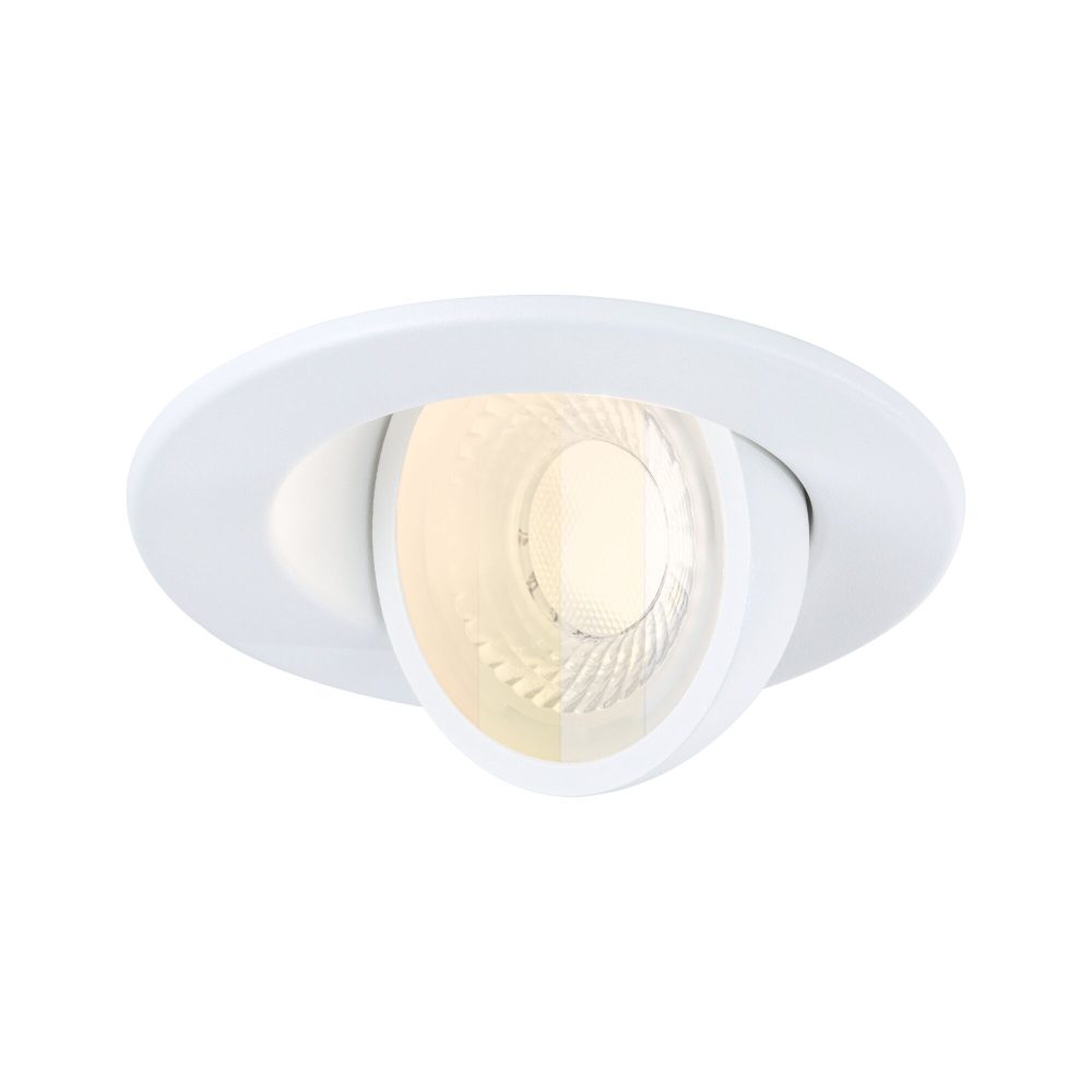 EBL Zina schwenkb 1x5W/8W WSel weiss