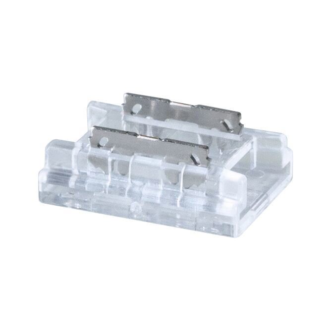 Paulmann 78461 Connector Single Color Slim Direct 8mm Verbinder 6 A 24 V (max.) Kabellänge: 0.01 m 24 V (L x B x H)