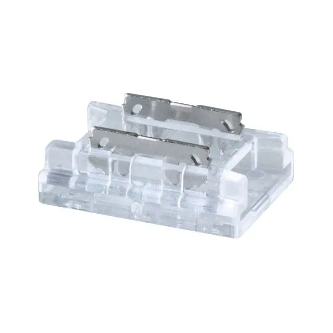 Paulmann 78461 Connector Single Color Slim Direct 8mm Verbinder 6 A 24 V (max.) Kabellänge: 0.01 m 24 V (L x B x H)