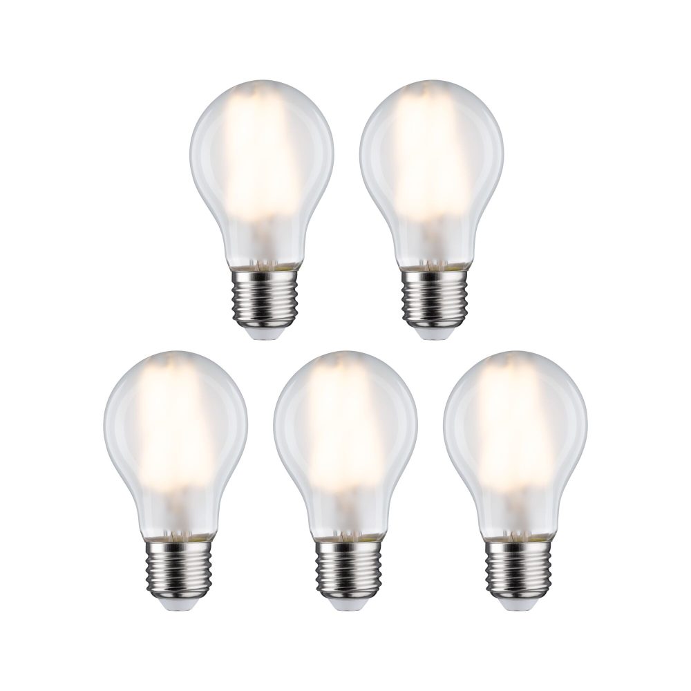 Paulmann 29090 LED EEK E (A - G) E27 Glühlampenform 7 W Warmweiß (Ø x H) 60 mm x 106 mm Filament 5 St.