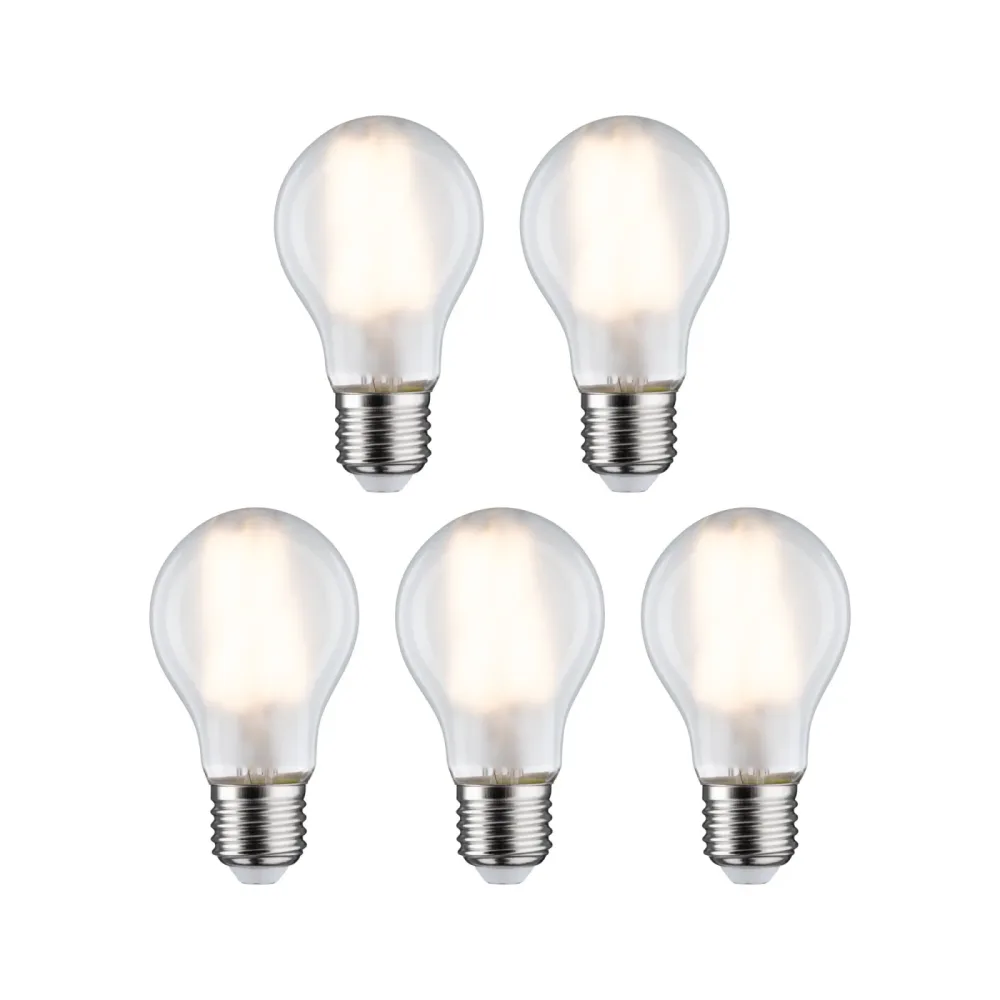 Paulmann 29090 LED EEK E (A - G) E27 Glühlampenform 7 W Warmweiß (Ø x H) 60 mm x 106 mm Filament 5 St.