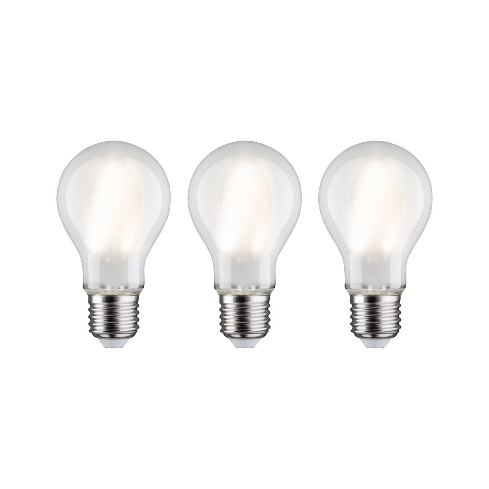 Paulmann 29093 LED EEK E (A - G) E27 Glühlampenform 9 W Neutralweiß (Ø x H) 60 mm x 106 mm 3 St.
