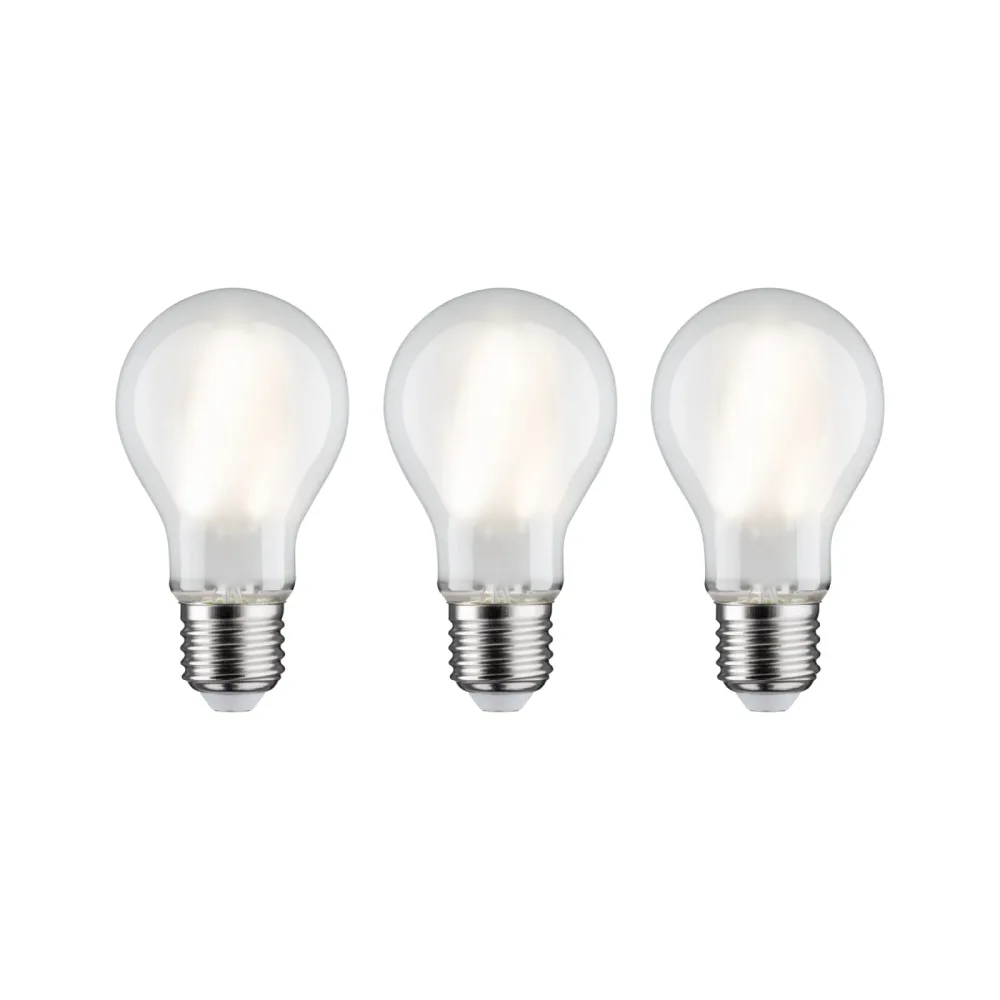 Paulmann 29093 LED EEK E (A - G) E27 Glühlampenform 9 W Neutralweiß (Ø x H) 60 mm x 106 mm 3 St.
