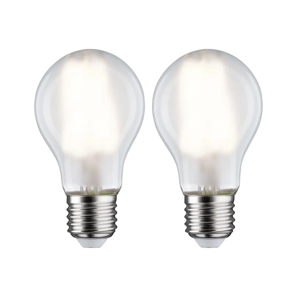 Paulmann 28924 LED EEK E (A - G) E27 Glühlampenform 7 W = 60 W Neutralweiß (Ø x H) 60 mm x 106 mm 2 St.