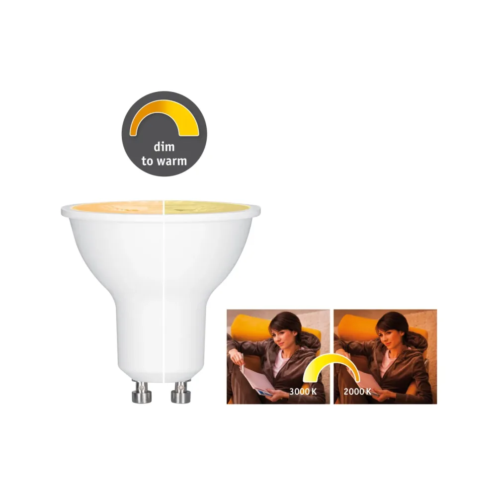 Paulmann 28735 LED EEK G (A - G) GU10 6 W (Ø x H) 50 mm x 54 mm 1 St.