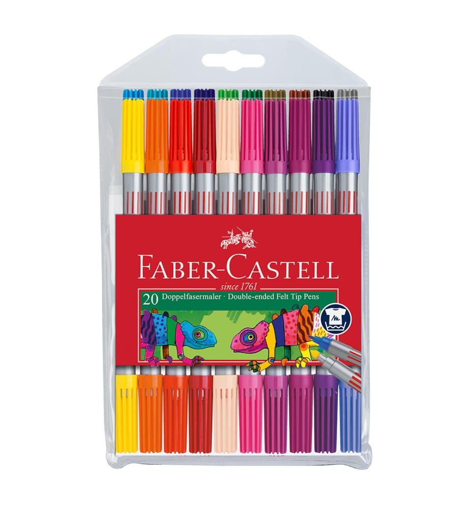 Faber-Castell Doppelfasermaler 20er Etui