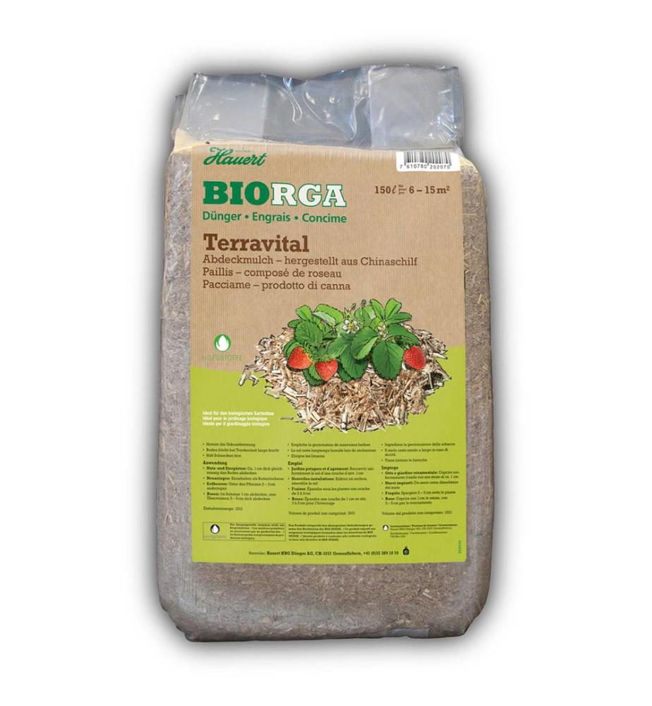 Hauert Abdeckmulch Biorga Terravital 150