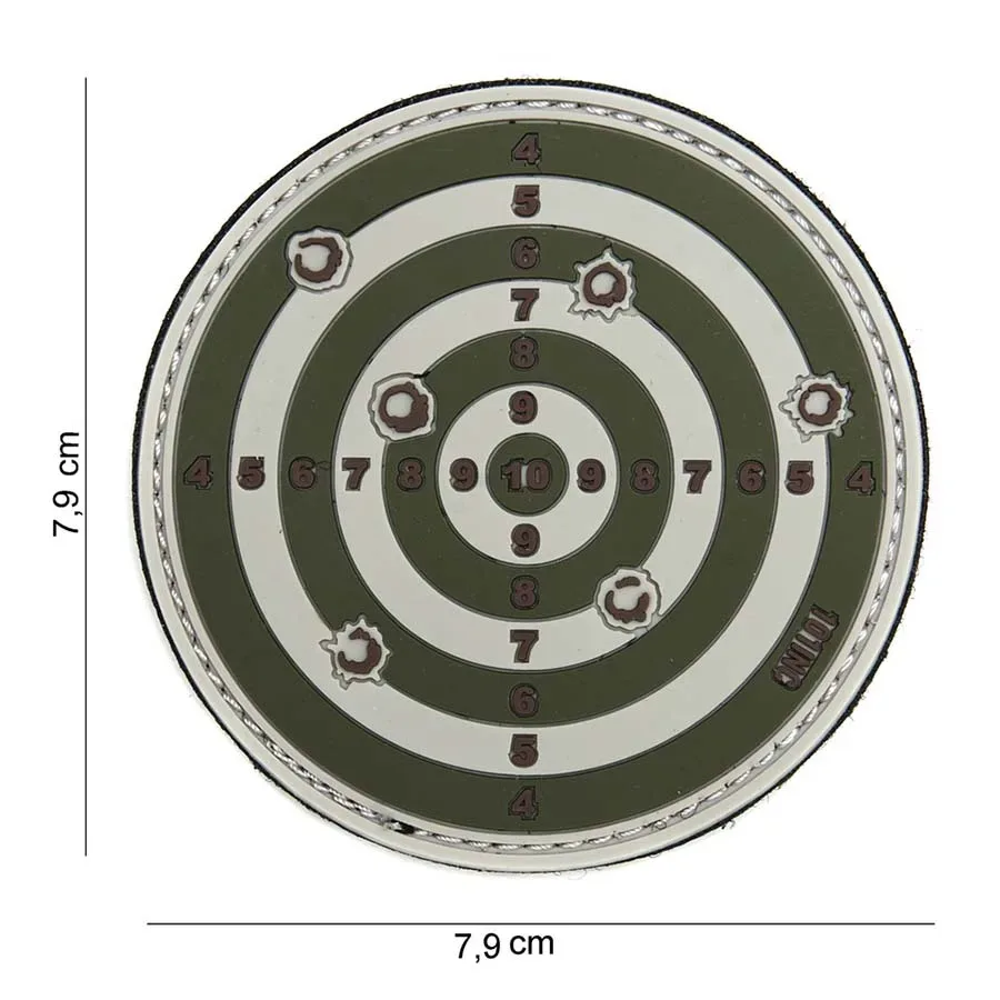 Klettabzeichen Target - oliv