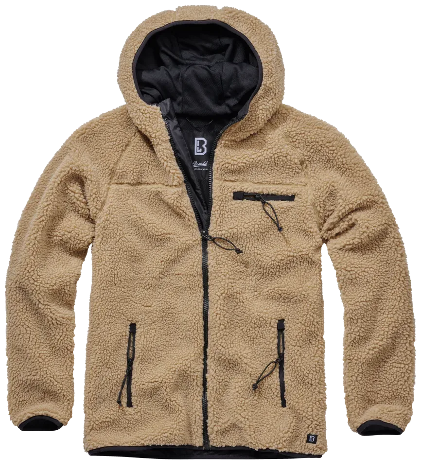 Brandit - Teddyfleece Worker Jacket camel