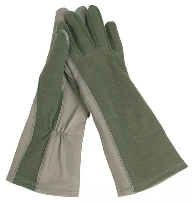 US Pilotenhandschuhe Nomex oliv
