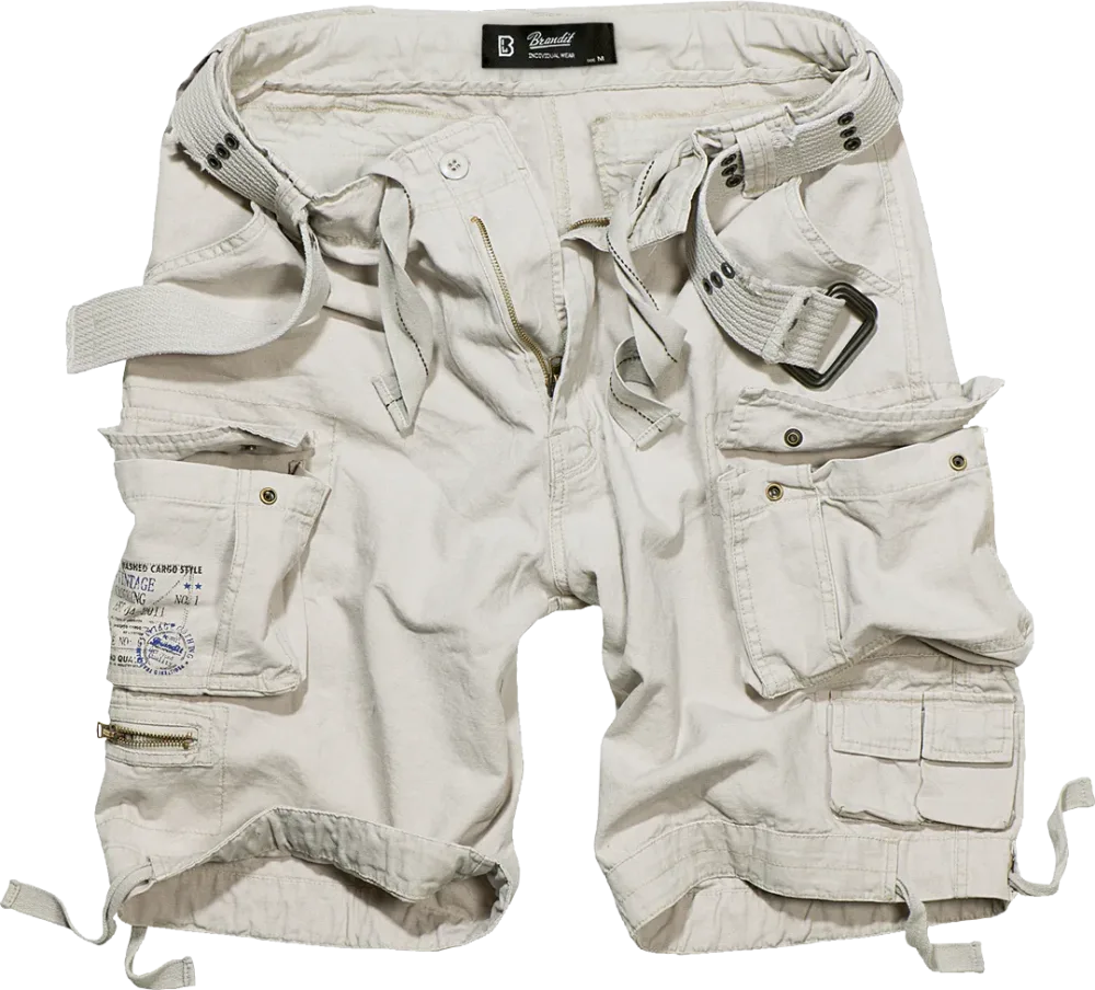 Brandit - Savage Vintage Shorts old white