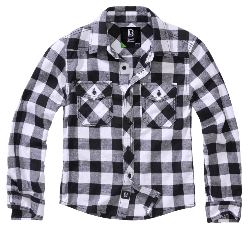 Kids Check Shirt Long Sleeve
