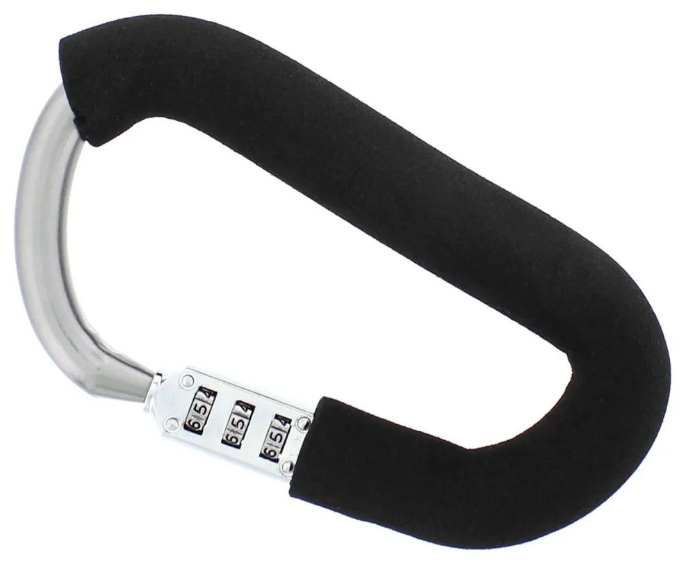 Karabiner Zahlenschloss mit 3-stelligen Code (14,5 cm)
