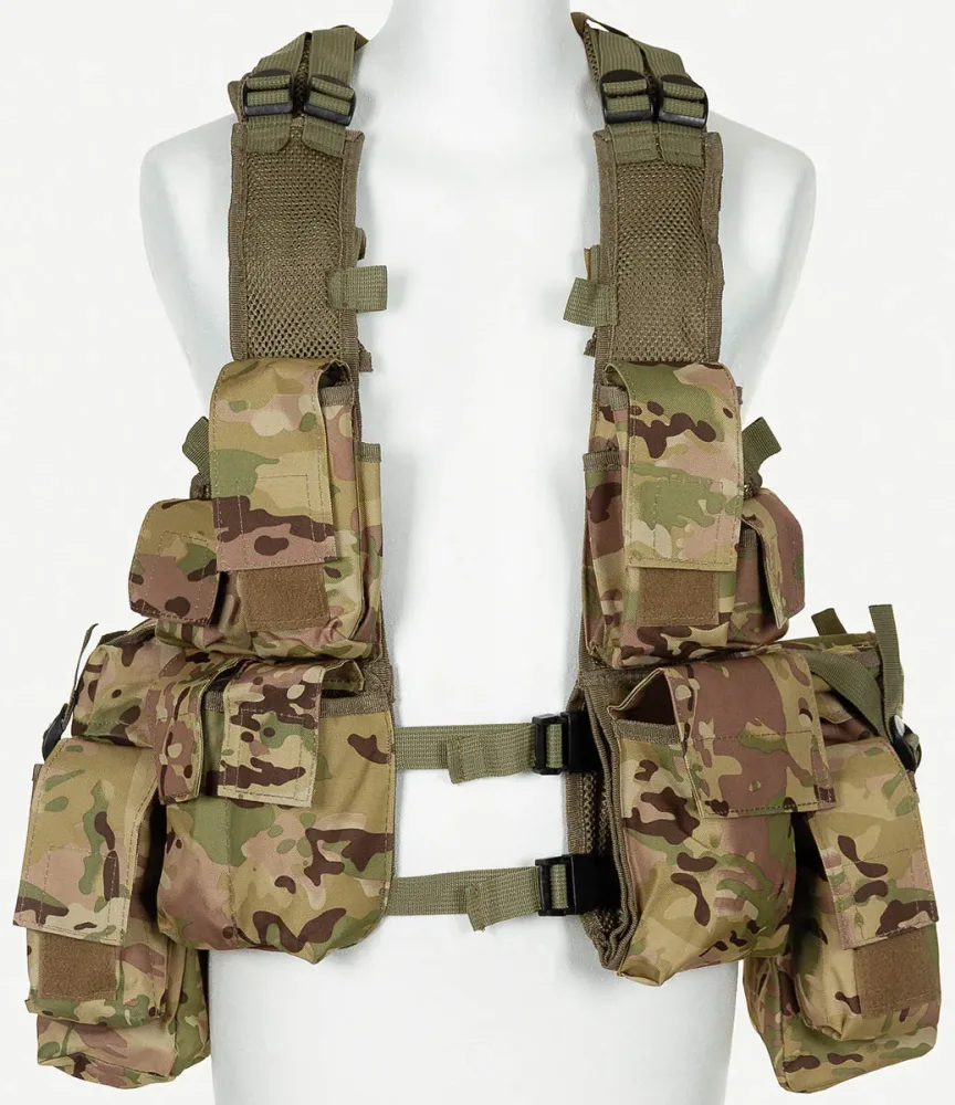 Tactical Weste, div. Taschen, operation-camo