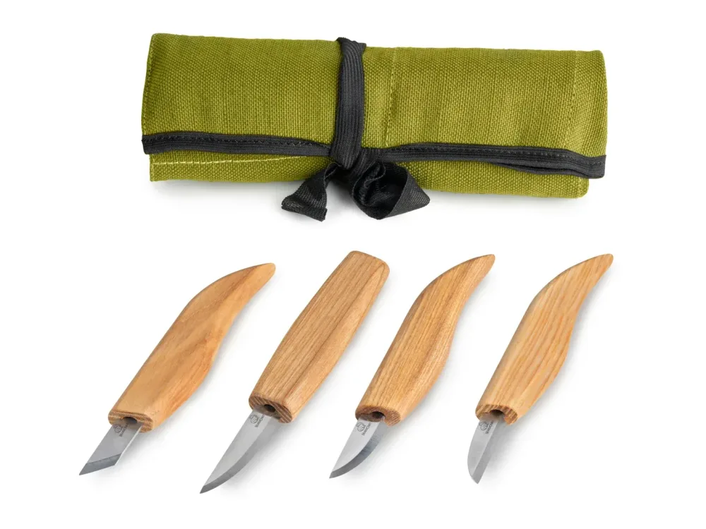 BeaverCraft - S07 Schnitzmesser Grundset (4-teilig)