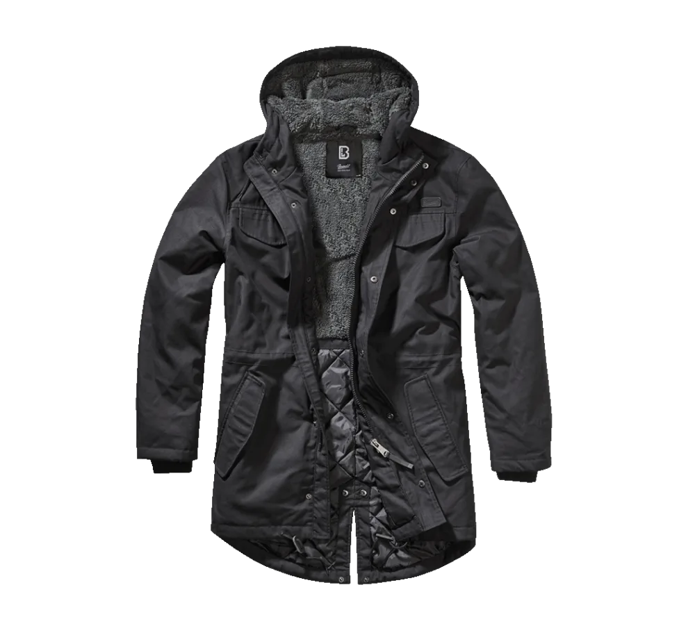 Brandit - Marsh Lake Teddyparka black