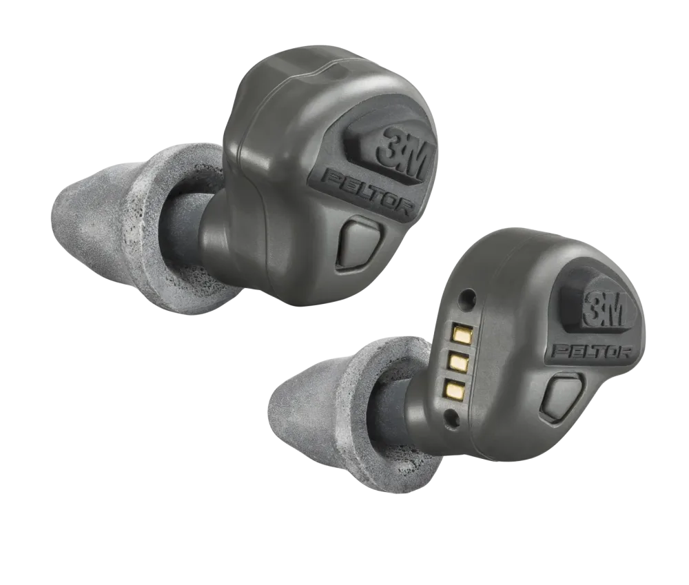 3M Peltor - Elektronischer Gehörschutzstöpsel Tactical, TEP-300 EU GE, grau