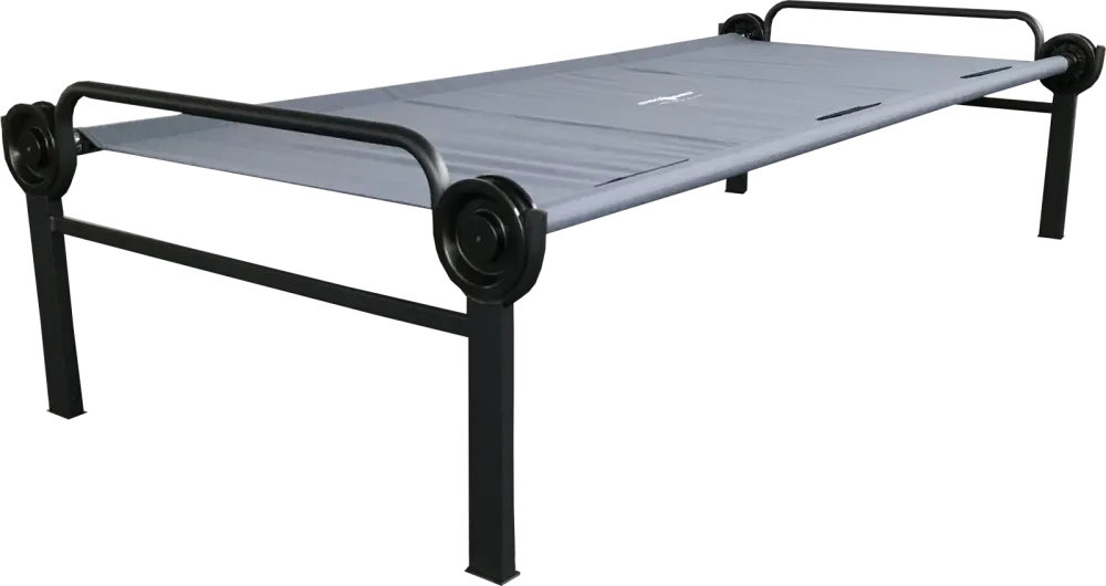 Disc-O-Bed - Einzelbett XLT Single Edition mit Seitentasche (anthrazit)
