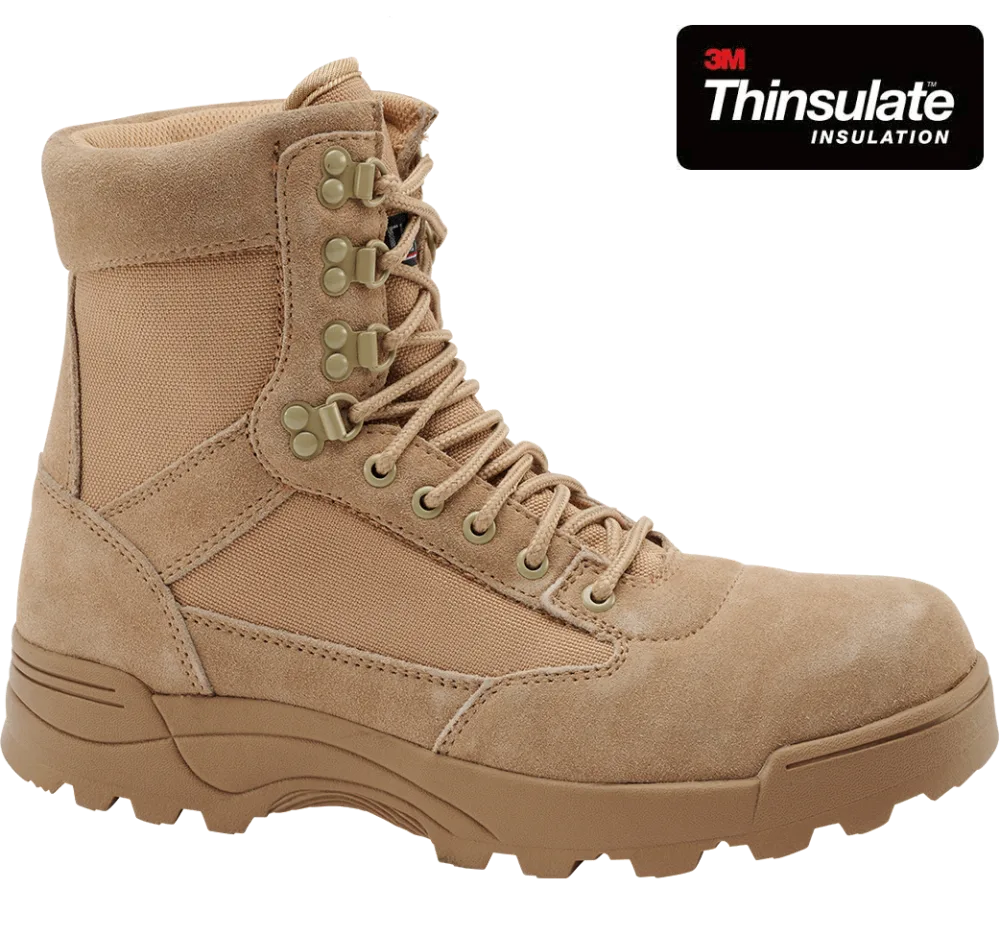 Brandit - 9 Eyelet Tactical Boots camel