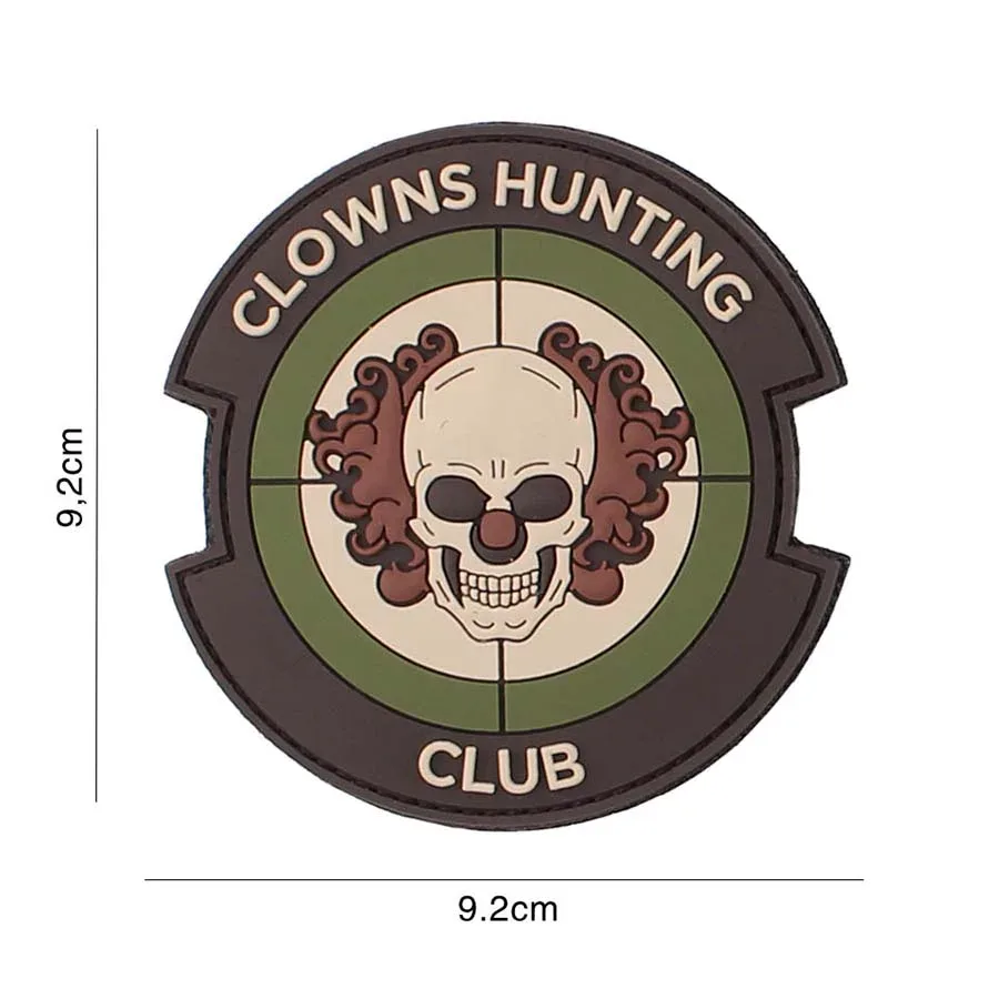 Klettabzeichen Clowns Hunting Club - oliv